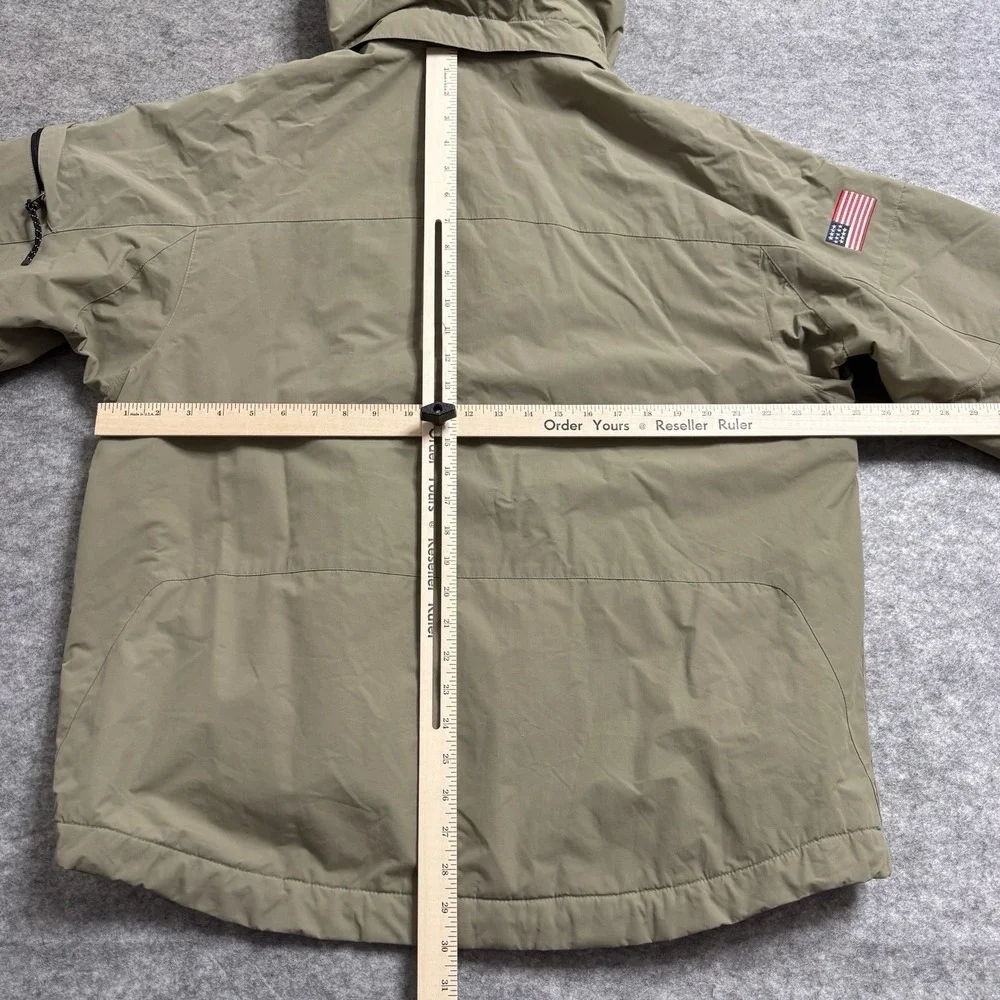 Polo Sport Ralph Lauren Vintage Jacket USA Flag‎ Beige Hooded L